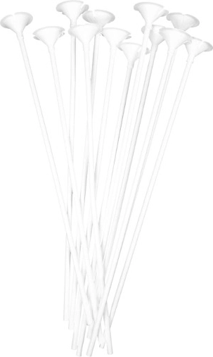 Paper Balloon Sticks, 18 pcs