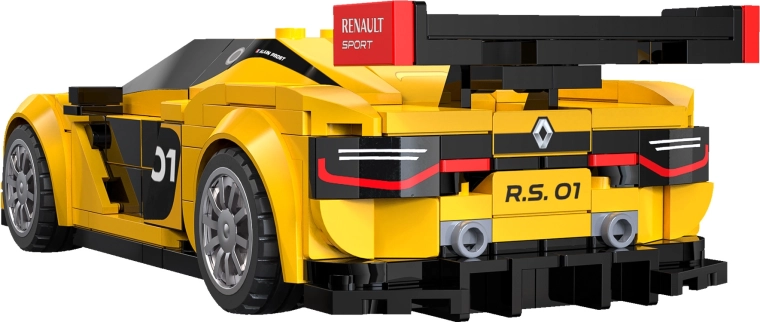 Gedetailleerde afwerking van de achterzijde en vleugel