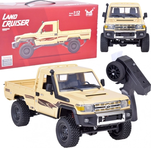 Remote-controlled Toyota Land Cruiser 4x4 pickup