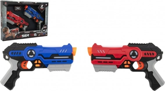Laser tag pistol set (2 pcs), light and sound, 40 m range