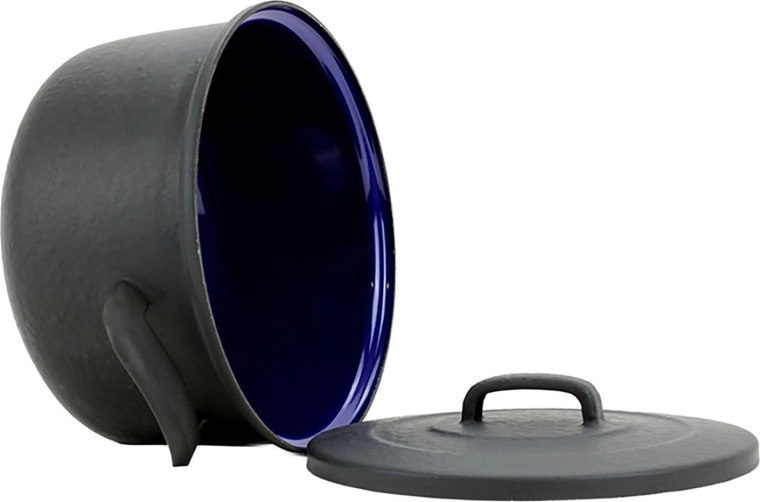 Intérieur émaillé hygiénique bleu foncé