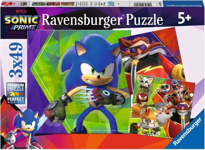 Puzzle Sonic Prime 3x49 pièces