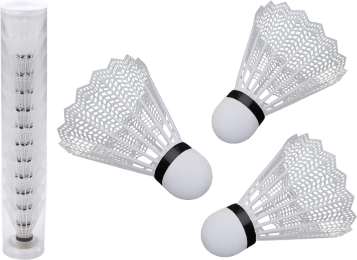 Set van 12 badmintonshuttles