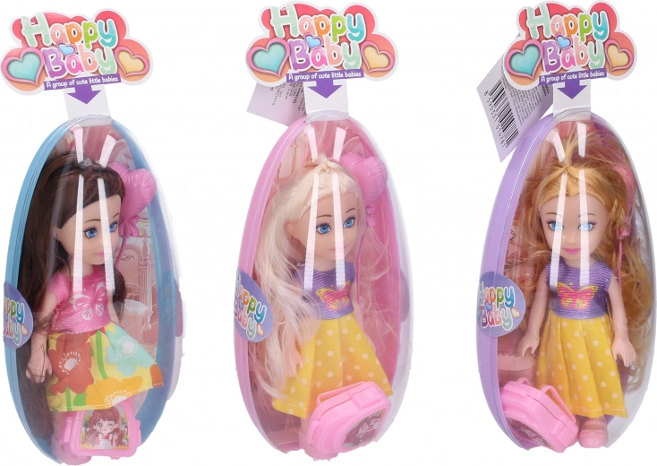 Doll With Balloon in Egg 17 cm