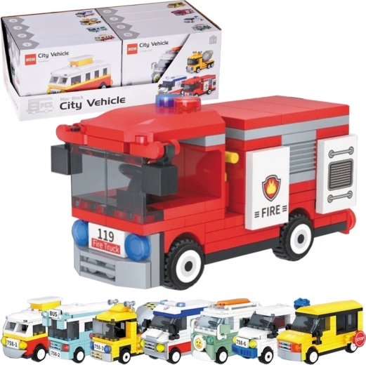 Bausteine Stadtfahrzeuge CITY VEHICLE – Modelle für kleine und große Baumeister