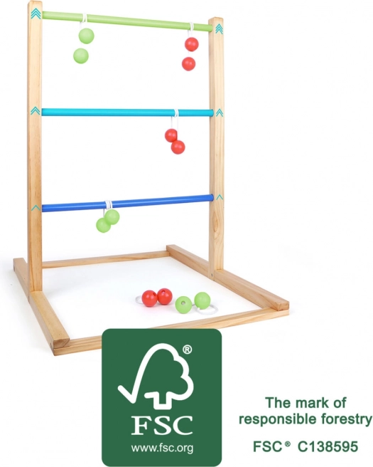 Small Foot Toss Game Golf Spin Ladder Active