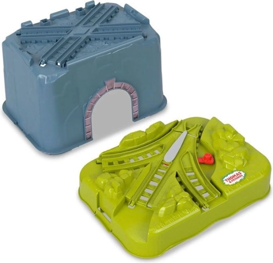 Configurable track with a switch and accessories