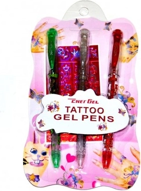 Gel-Tattoo-Stifte mit Schablonen