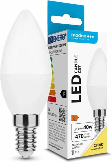 Modee LED candle bulb E14 4.9 W warm white