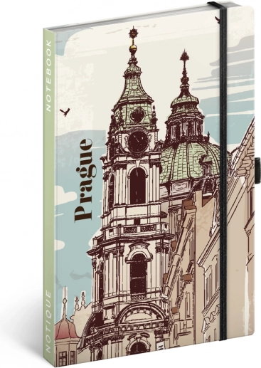 Carnet Prague ligné 13 × 21 cm