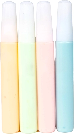 Quatre teintes pastel/néon