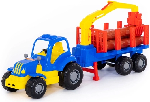 Machr - tractor met bosbouwaanhanger