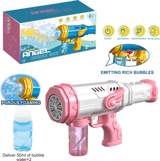ANGEL Bubble Gun with Blue LED Light