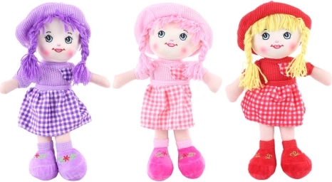 Rag Doll with Hat 47 cm