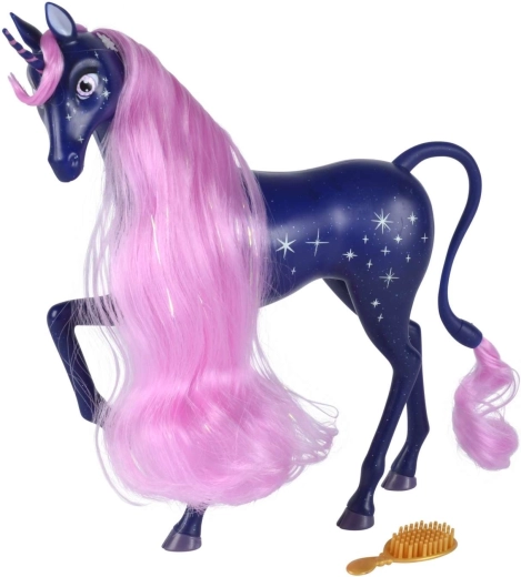 Étoiles magiques lumineuses dans l’obscurité