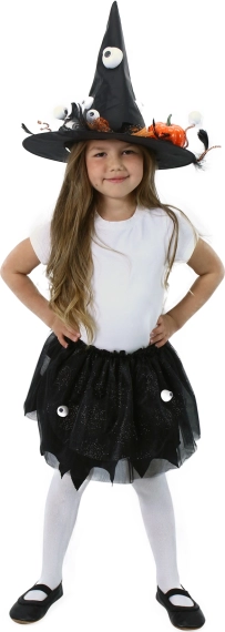 Children's Witch Costume with Tutu Skirt