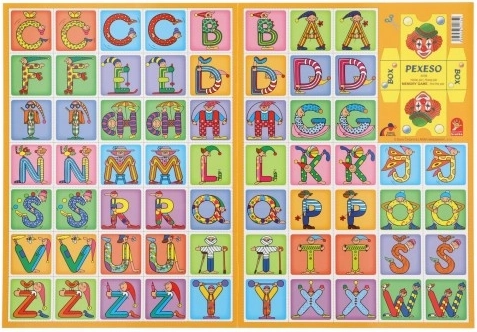 Alphabet Memory – Paper Board Game