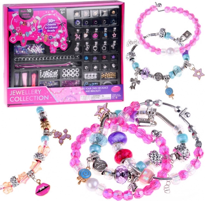 Set zur Herstellung von Armbändern mit Perlen und Anhängern