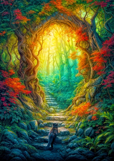Enjoy Puzzle Forest Gate 1000 Pieces