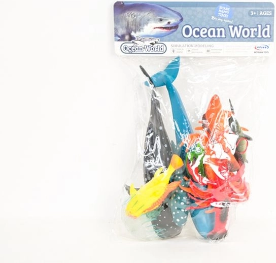 Set mit Kinderfiguren von Meerestieren