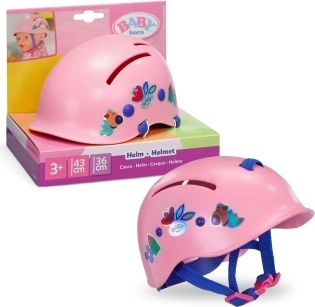 Casque de vélo pour poupées BABY born 43 cm, rose