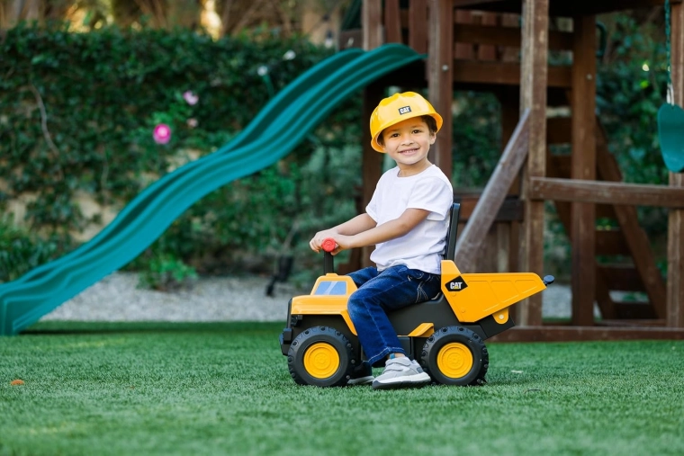 Loopauto en kiepwagen 2-in-1