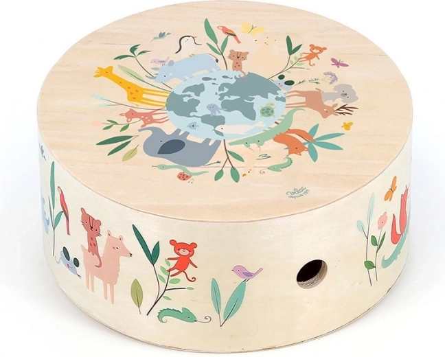 Vilac Cajón en Bois Animaux du monde