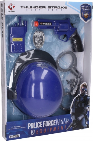 Politieset met helm en accessoires voor kinderen