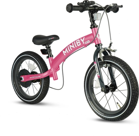 Adjustable saddle and handlebars for a growing child
