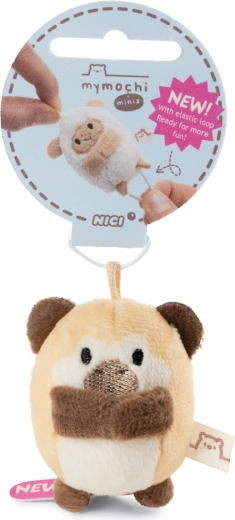 NICI Anhänger MyMochi Äffchen Manki 5 cm mit elastischem Gummiband