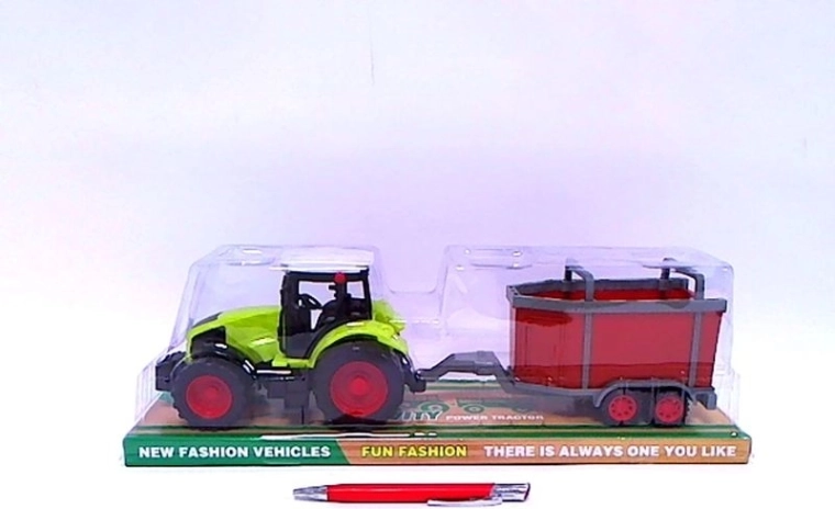 Tracteur avec remorque