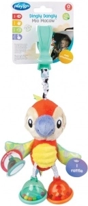 Hanging Parrot with Clip PLAYGRO