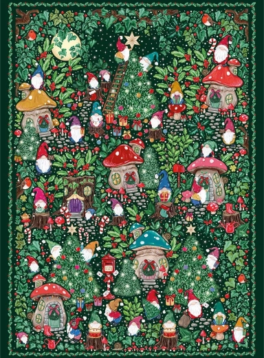 Legpuzzel Gibsons The Art File: kerstgehucht 1000 stukjes