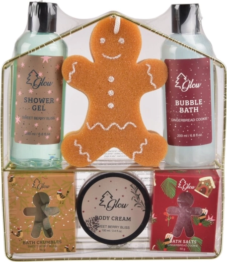Christmas Gingerbread Bath Set (6 pcs)