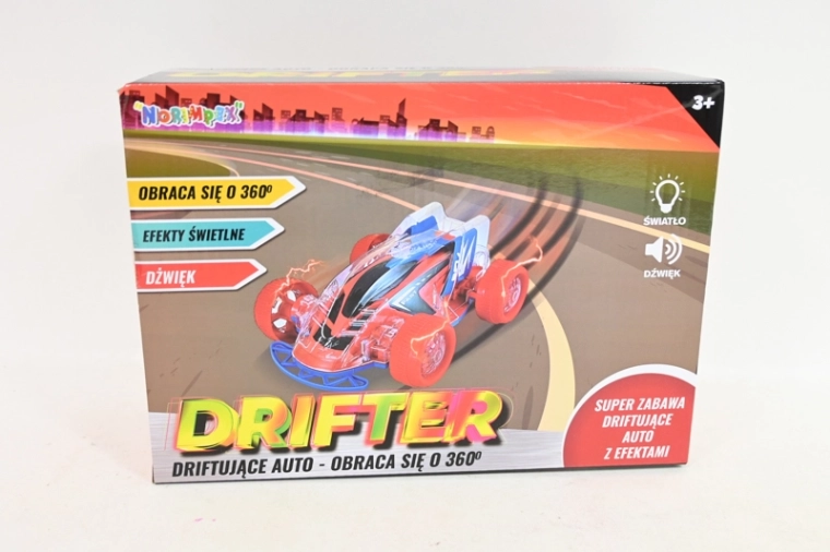 Voiture drifter avec lumières LED et effets sonores