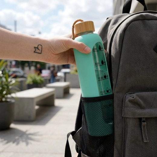 Silicone sleeve and practical carrying loop