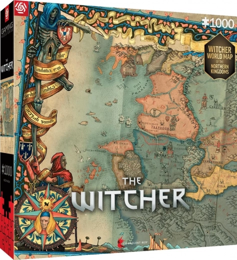 Puzzel The Witcher: Noordelijke Koninkrijken 1000 stukjes