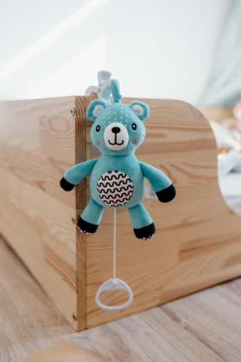 Zachte pluche en contrasterende patronen