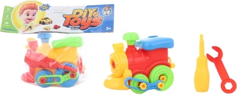 Locomotive en plastique à visser pour enfants