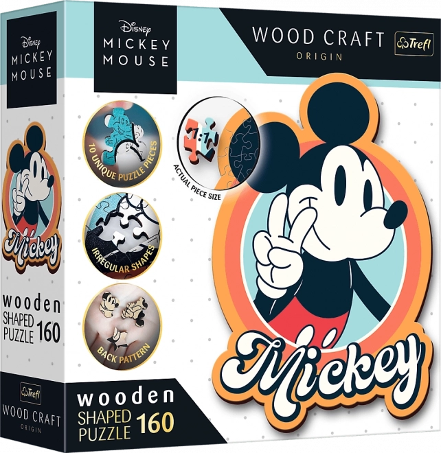 Houten puzzel Retro MICKEY MOUSE 160 stukjes