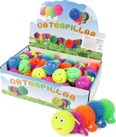 Stretchable puffer caterpillar 16 cm