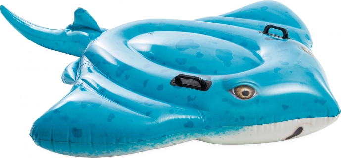 Inflatable stingray lounger with handles 185 × 145 cm