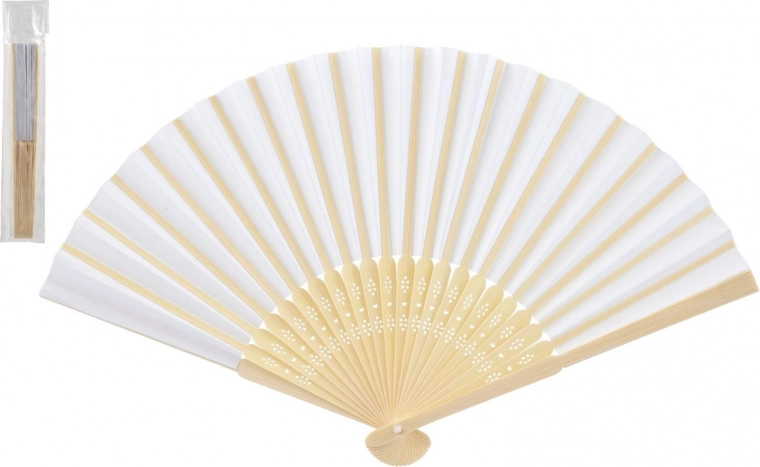 Folding Wooden Fan 21 cm