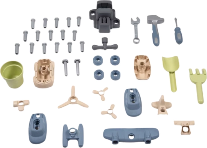 Integrated workshop with 39 accessories