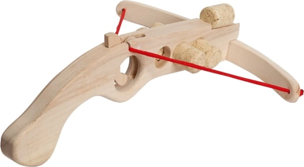 Fauna children's wooden crossbow with cork bullets