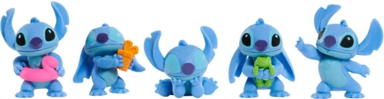 Disney Stitch Figurine Set – Collection of 5 Mini Figures