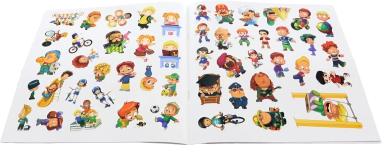 Rijke stickerset voor creatief versieren