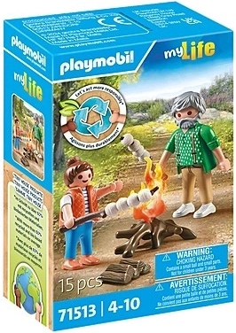 Set de figurines PLAYMOBIL Feu de camp avec marshmallows