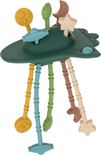 Petite&Mars Silikon-Sensorspielzeug Crazy Rocket Frosted Sky 10m+
