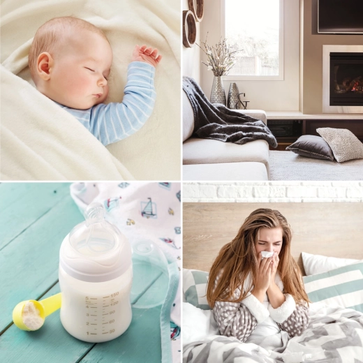 Drie modi: voorhoofd, oor en objecten/vloeistoffen